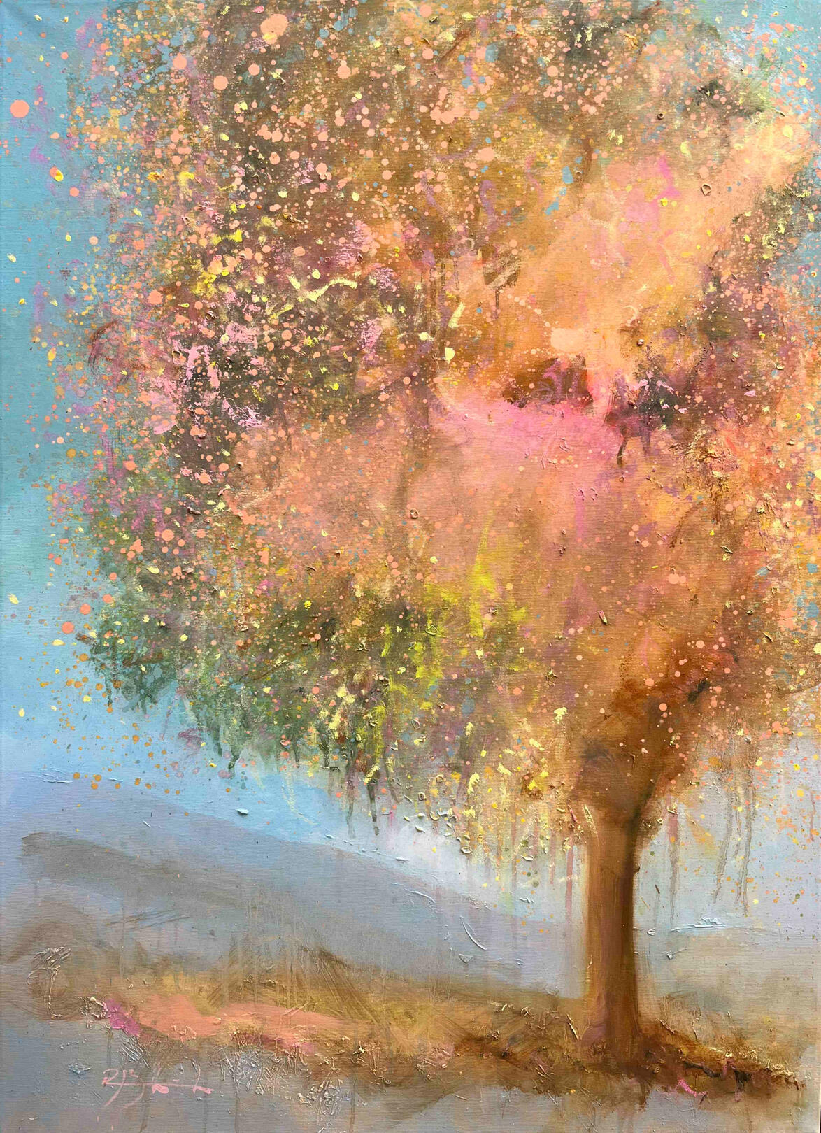 TREE WITH LIGHT 06 100x80cm $1650